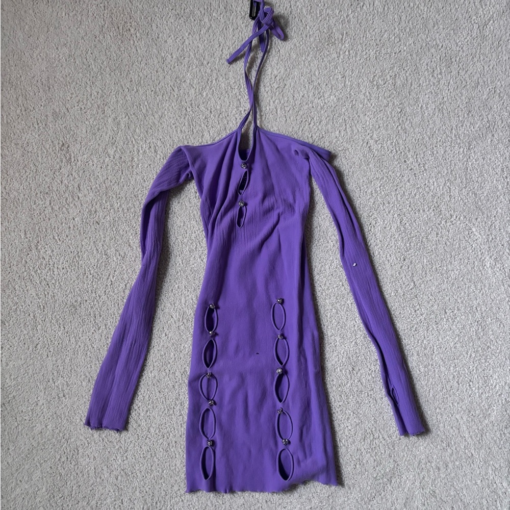 White Fox Boutique Purple Mini Dress